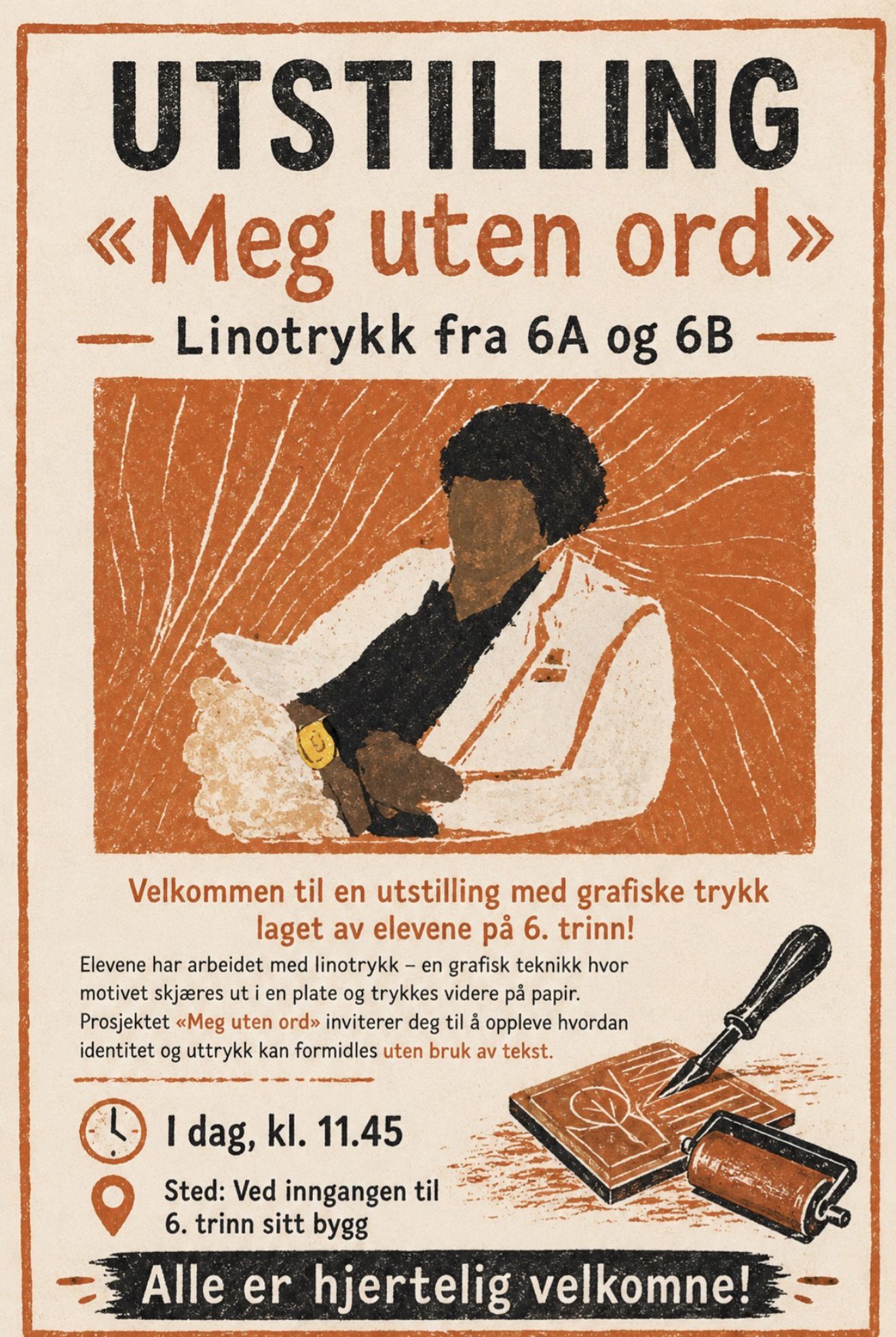 En plakat med en person som holder en pistol