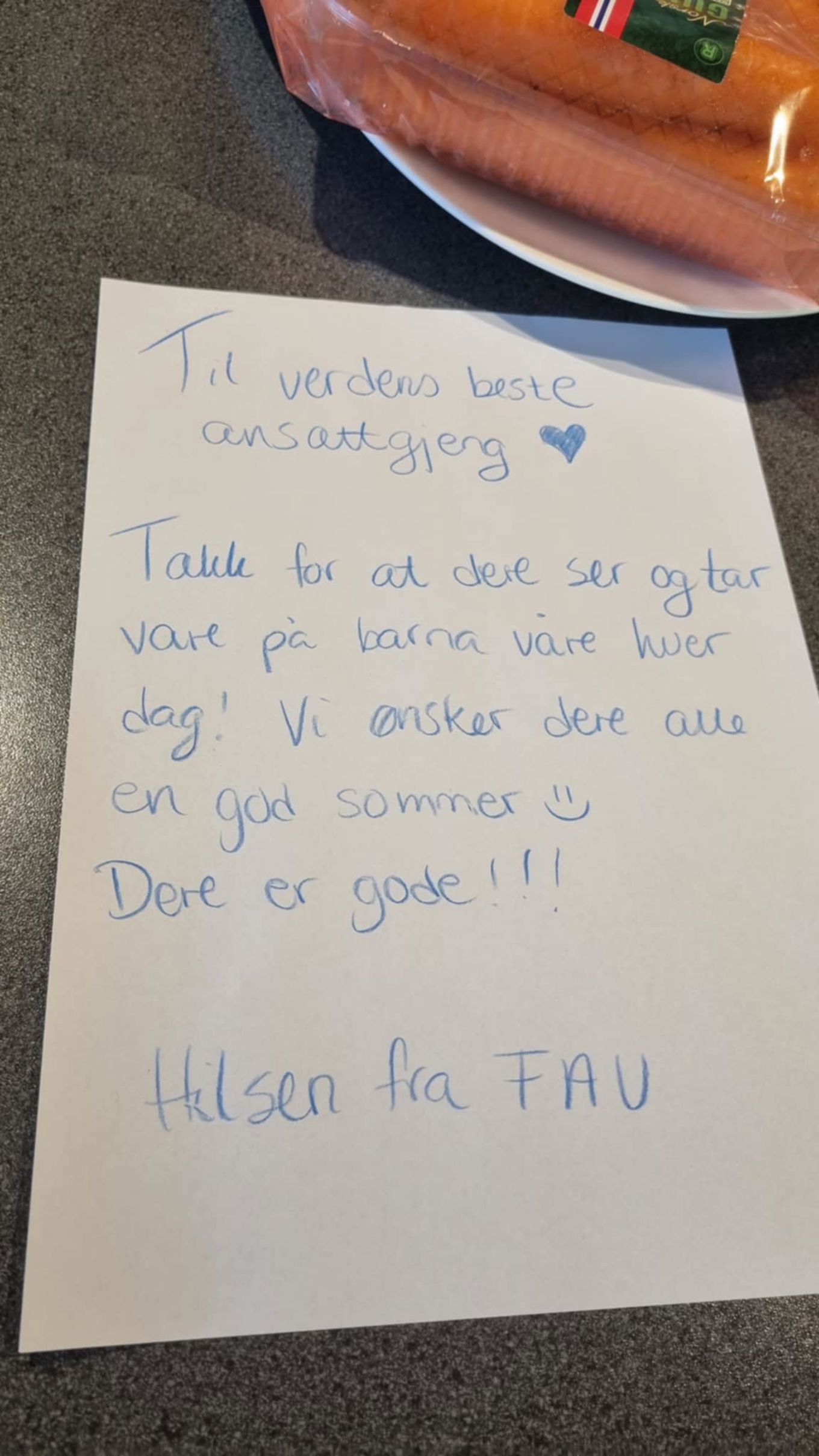 tekst, brev