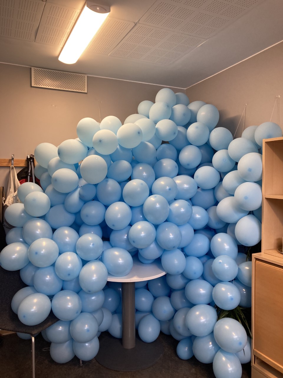 400 blå ballonger