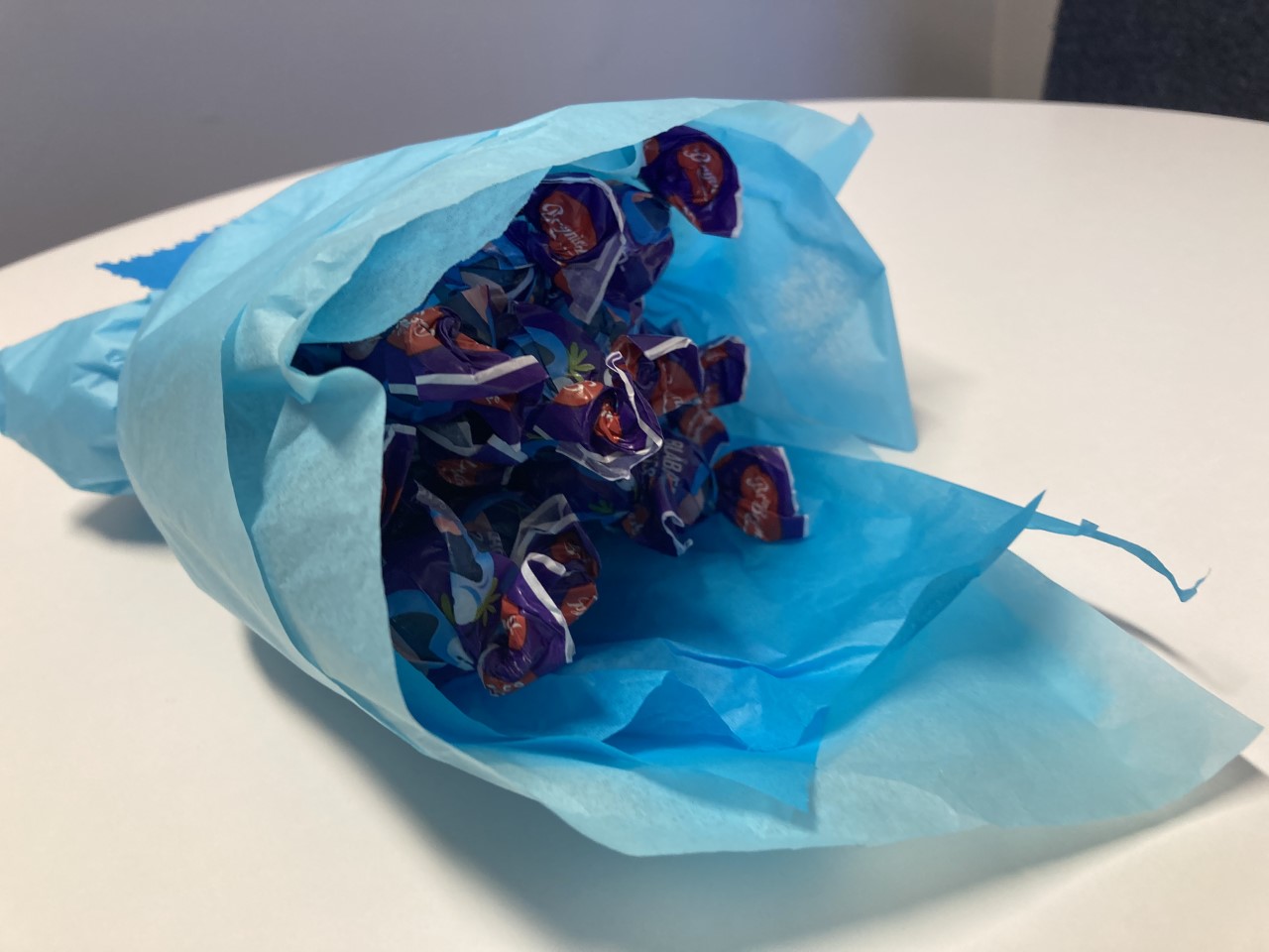 Blå kjærlighet på pinne